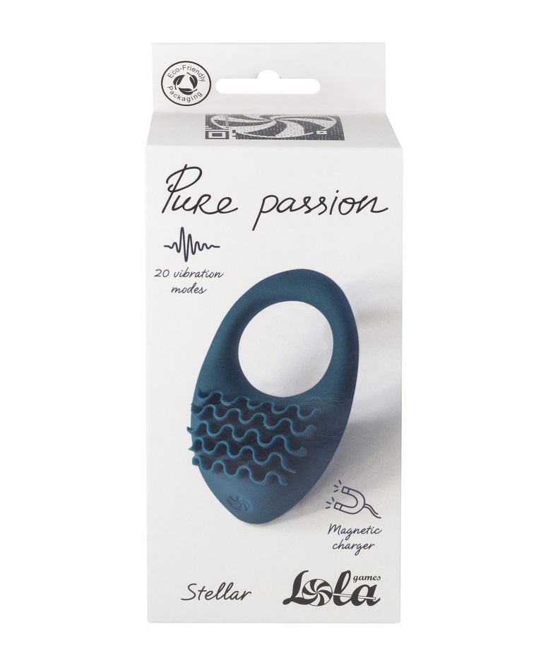 The Stellar cockring is a versatile adult toy designed for p... Lola Games - Pure Passion Stellar Vibro Ring - Green photo-3