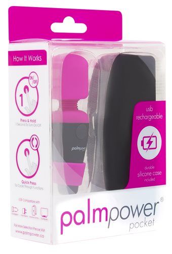 The Palmpower Pocket is the latest addition to the Palmpower... Palmpower - Pocket Massager - Black/Pink photo-9