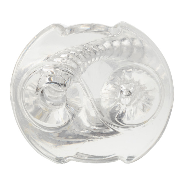 Experience the intense pleasure of the Cyclone Dual Ribbed S... CEN - Cyclone Dual Ribbed Stroker photo-6