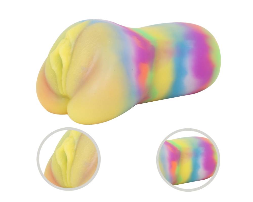 Glow in dark masturbator were made of light enable material,... FAAK - Fantasy Pussy Masturbator - Luminous photo-7