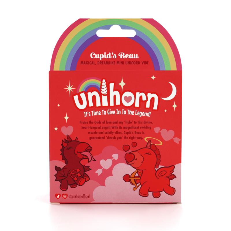 Say ‘halo’ to this divine, heart-tongued angel!
With its ma... Unihorn - Cupid's Beau Clitoral Vibe - Red photo-9