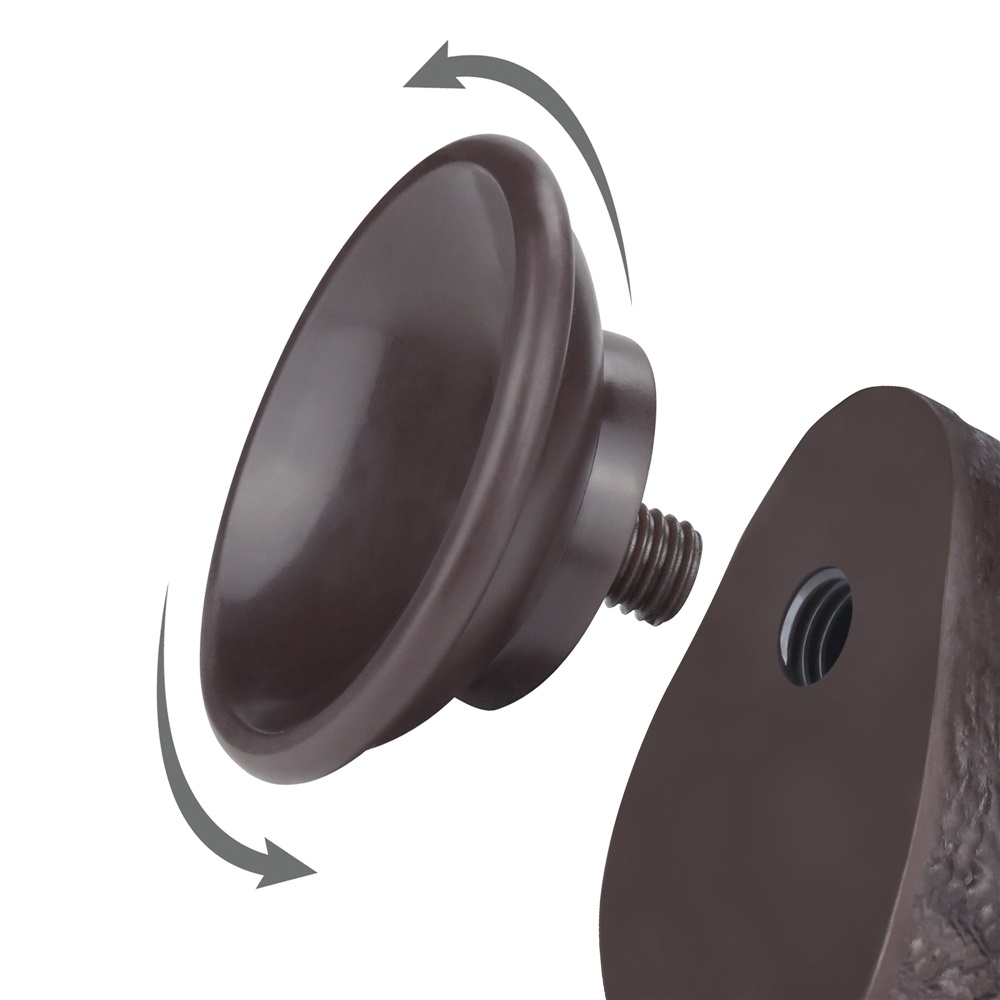 Made of realistic dual-layer sliding-skin material for Iifel... Lovetoy - 7.5" Curved Sliding Skin Dildo - Brown photo-11