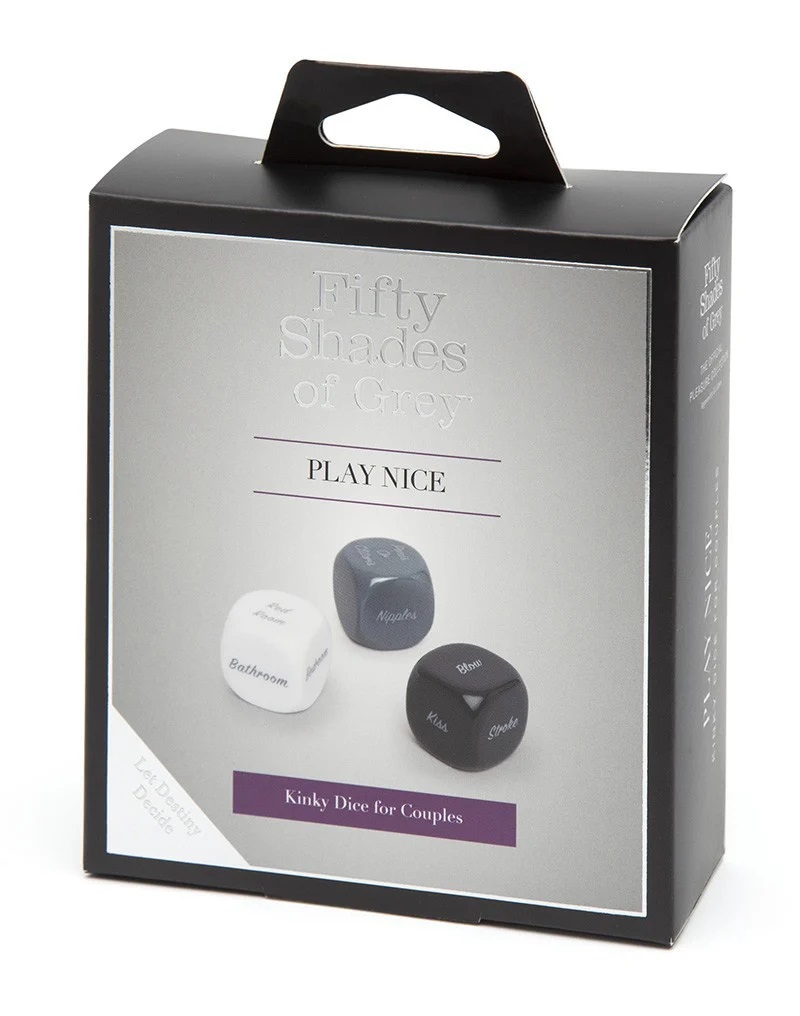 This game includes three dice. The white dice shows the loca... Fifty Shades of Grey - Play Nice Role Play Dice photo-3
