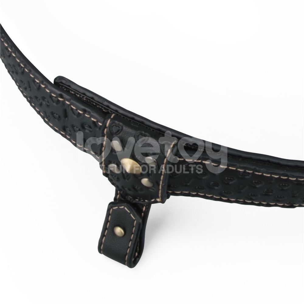 Explore the daring contours of desire with Rebellion Reign S... Lovetoy - Rebellion Reign Strap-On Harness - Black photo-5