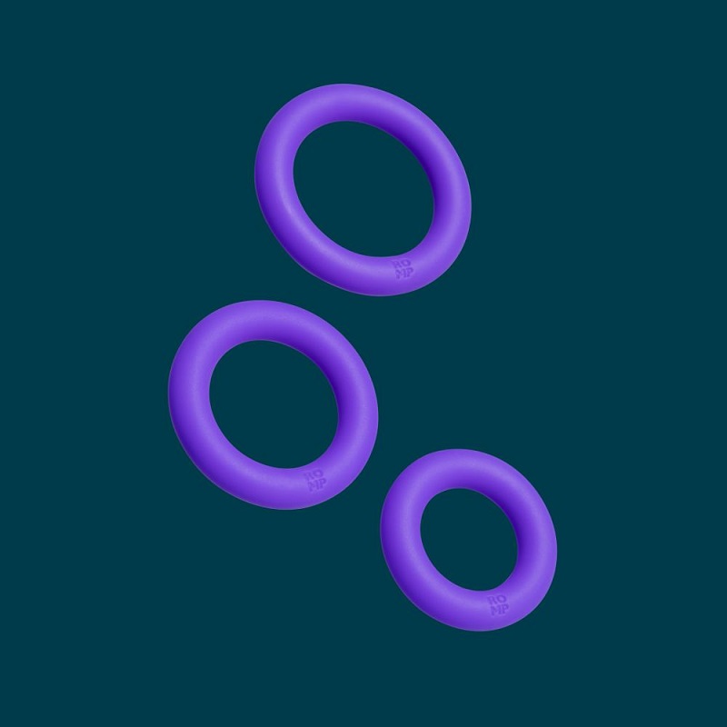 Remix Trio packs a selection of three durable, super stretch... Romp - Remix Trio Ring - Purple photo-4