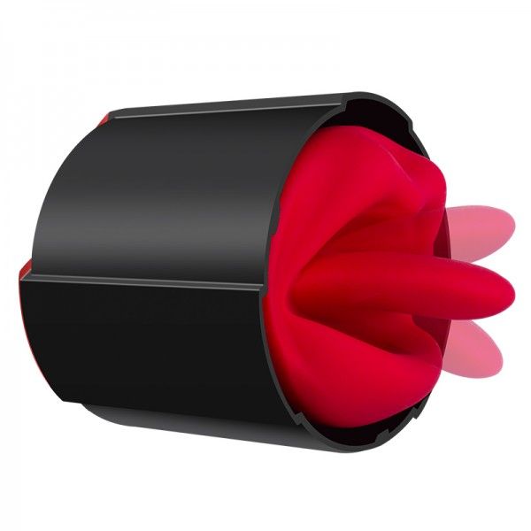 FrenchKiss is an innovative electrical masturbation cup incl... MyToys - FrenchKiss Masturbator w/Tongue - Black photo-4