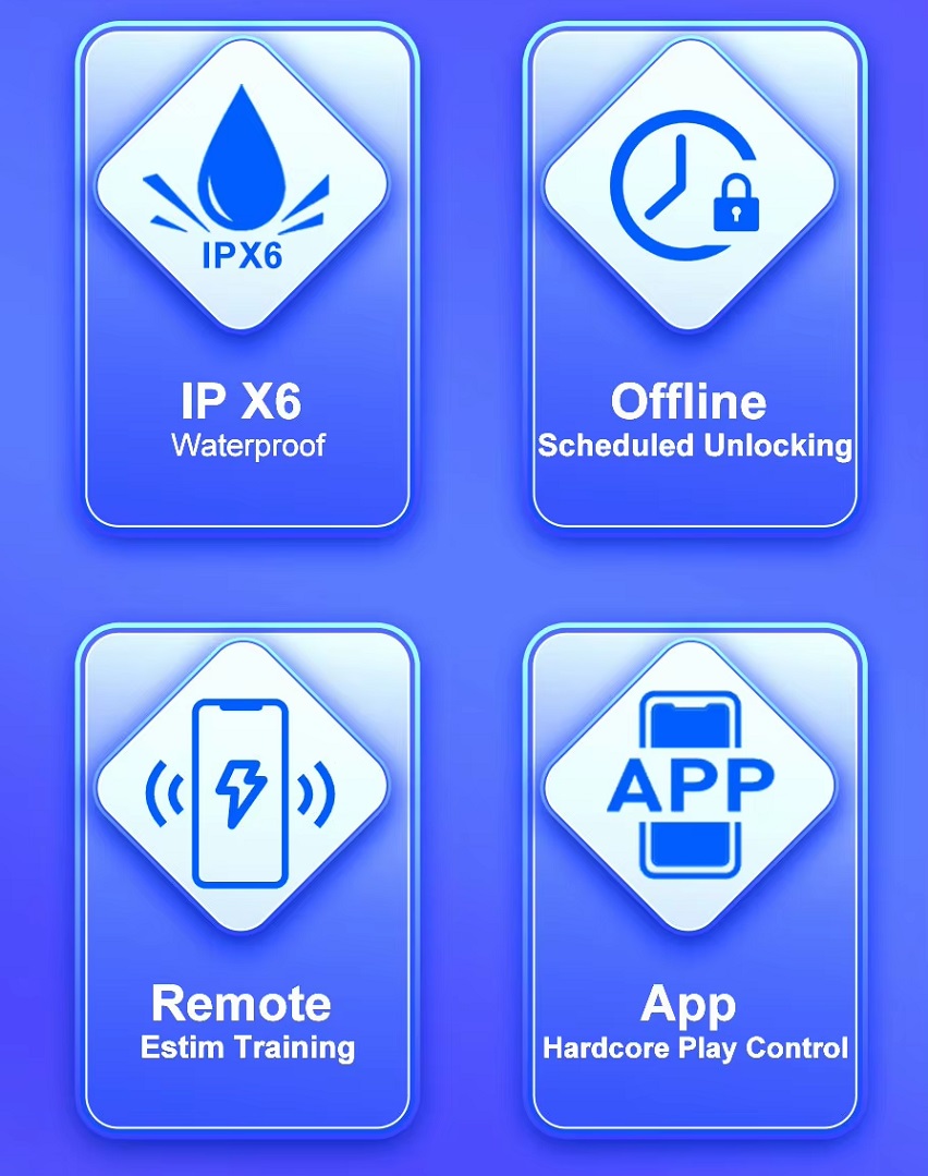 Introducing the Smart CAG·INK Pro Cellmate 3 Chastity Cage: ... QIUI - 3.0 App-Control Chastity Device L - Black photo-7