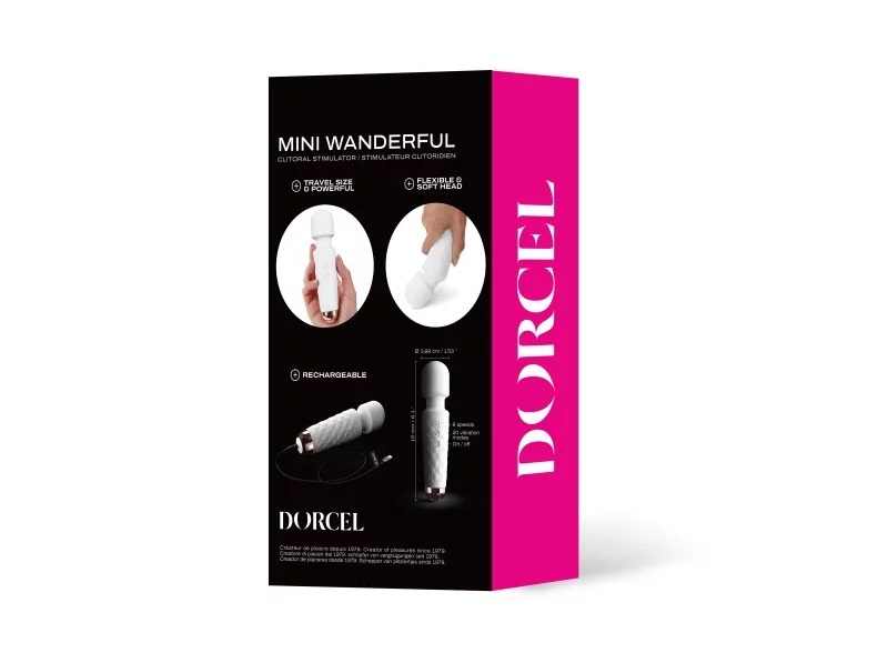 Treat yourself to the Mini version of Wanderful, your best t... Dorcel - Mini Wanderful Massager - White photo-10