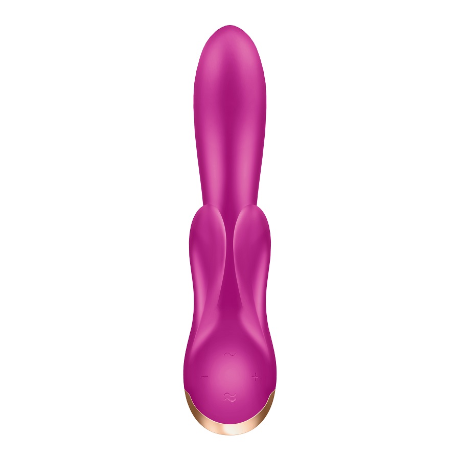 With 3 power motors, the Double Flex gives equal, stimulatin... Satisfyer - Double Flex Rabbit - Violet photo-4