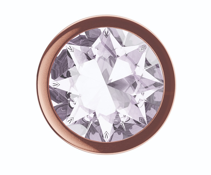 Rose Gold Anal Plug Diamond Shine is made of non-oxidizable ... Lola Games - Diamond Anal Plug S - Gold/Moonstone photo-3