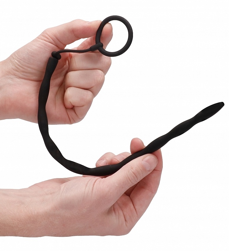 OUCH! Introduces a new line of toys for urethral explorers! ... Ouch - Urethral Plug w Cock Ring photo-2