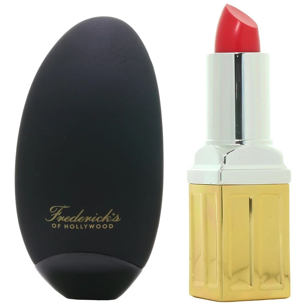When the lucky recipient of this Frederick's of Hollywoo... FOH - Rechargeable Lay-on Vibe - Black photo-4