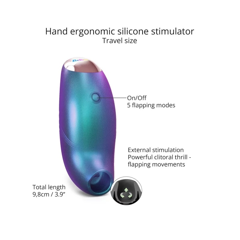 The perfect compact hand ergonomic shape - specifically desi... Love to Love - Believer Clit Stimulator - Turquoise photo-3