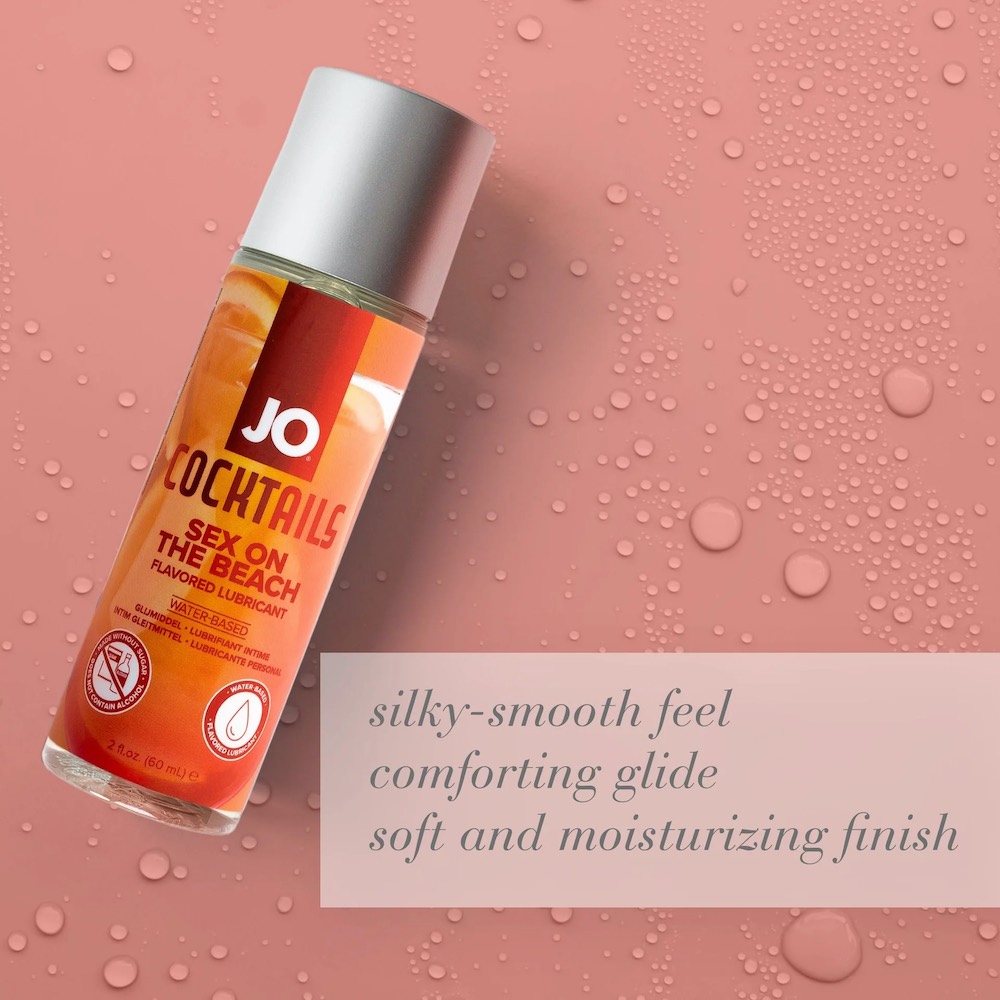 Adult fun meets adult flavors in our popular water-based Coc... JO - Cocktail Sex On The Beach Lubricant - 60ml photo-3