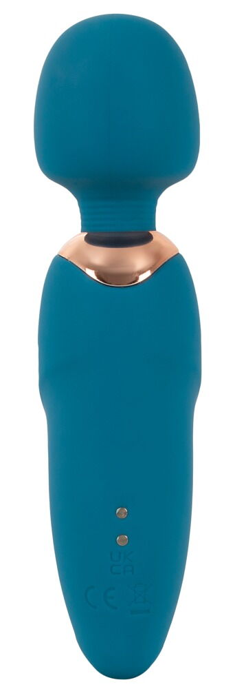 Super handy Petite Wand from You2Toys in a stylish grooved d... You2Toys - Petite Mini Wand Massager - Blue photo-6