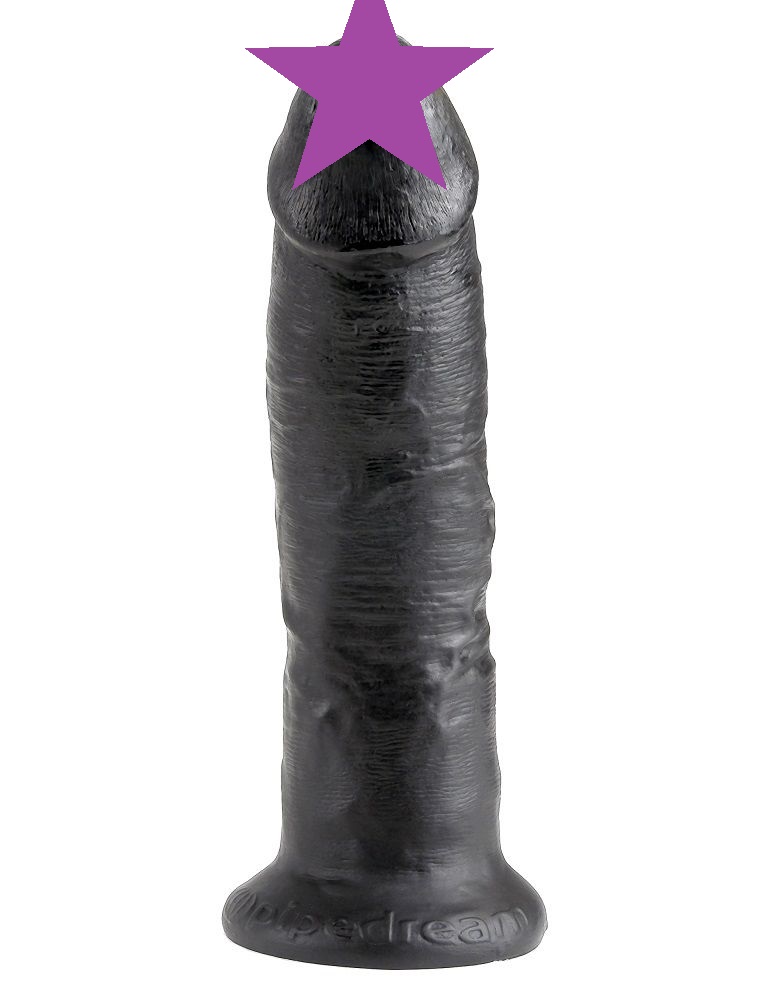 Do you want your first dildo to look and feel just like the ... King Cock - Cock 9″ - Black photo-2