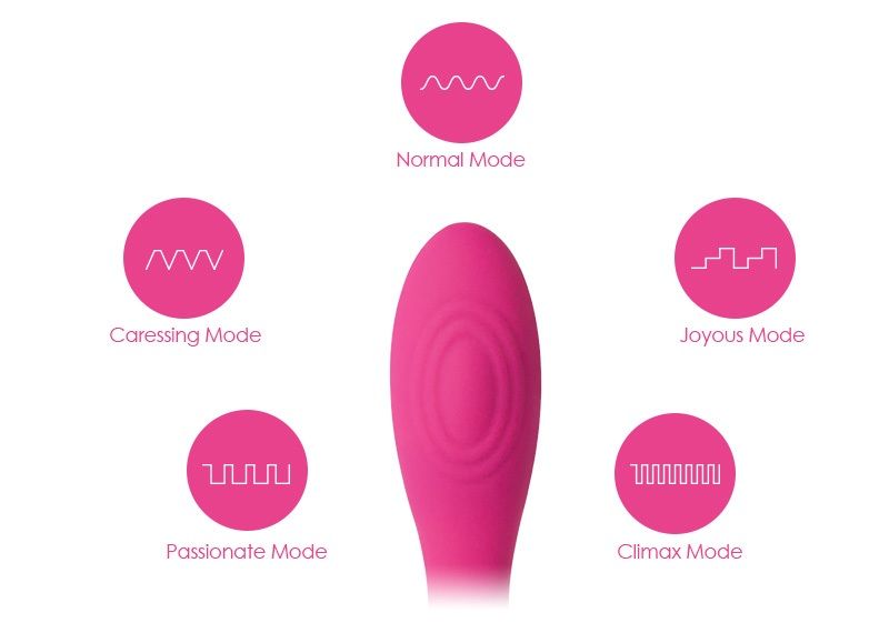 Iris is a vibrator designed especially for clitoris and g-sp... SVAKOM - Iris G-spot Vibrator - Plum Red photo-9