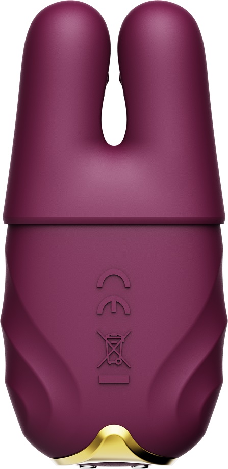 NAVE is elevating nipple play to legendary new heights with ... Zalo - Nave APP Vibro Nipple Clamps - Velvet Purple photo-5