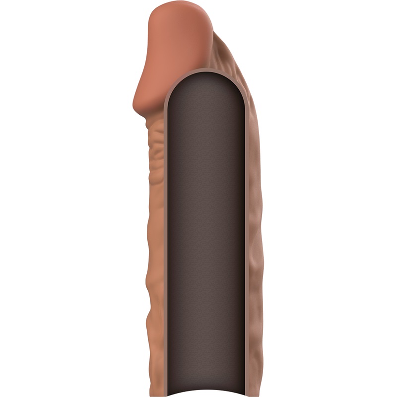 Increase your thickness and intensify the pleasure for both ... VirilXL - V5 Penis Extender - Brown photo-6