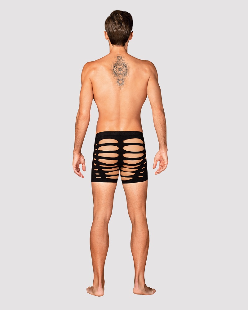 A spicy and delightful evening on the horizon? We have an ex... Obsessive - M104 Boxers - Black - S/M/L photo-5
