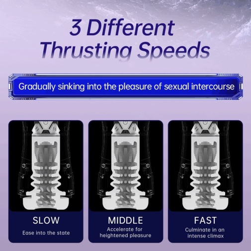 Drywell - Dva Thrusting Masturbator - Dark Grey photo