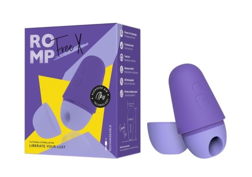 Romp - Free X 迷你阴蒂吸啜器 - 紫色 照片