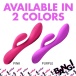 Bang! - 10X Flexible Rabbit Vibrator - Pink photo-11