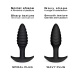 Dorcel - Wavy Anal Plug - Black photo-5