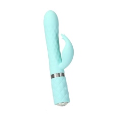 Pillow Talk - Lively Rabbit Vibrator – Teal photo