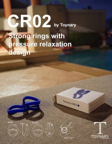 Toynary - CR02 阴茎环 - 黑色 照片