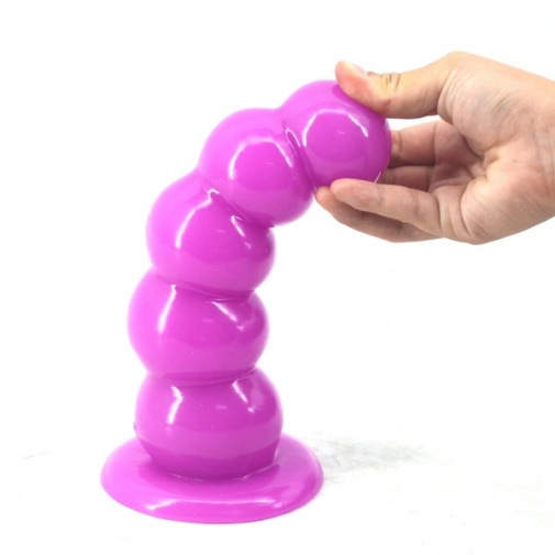 FAAK - Beads Anal Plug - Purple photo