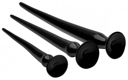 Hosed - Slim Tapered Anal Set - Black photo