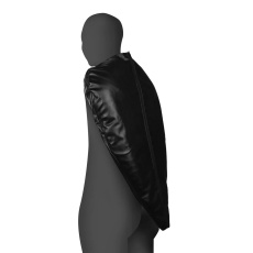 Ouch - Zip-Up Full Sleeve Restraint - Black 照片