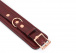 Liebe Seele - Leather Handcuffs - Wine Red photo-5