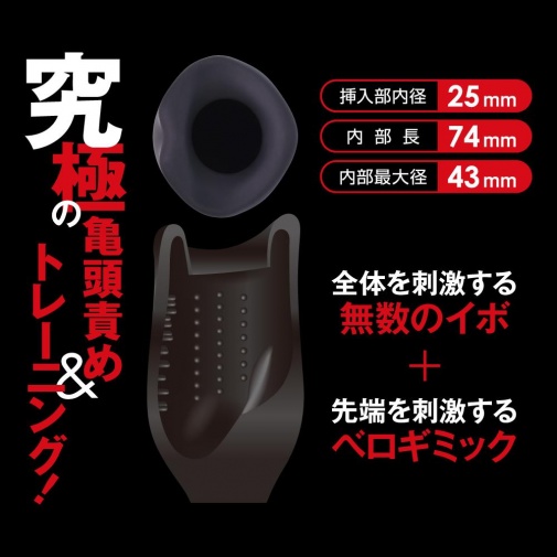T-Best - Kito Critical Blow Masturbator - Black photo
