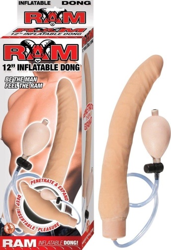 Nasstoys - Ram 12" Infantable Dildo - Flesh photo