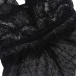 Ohyeah - Lace Floral Sheer Teddy - Black - 3XL photo-11