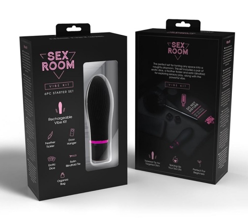 Dreamtoys - Sex Room 情趣顽皮探索套装 - 黑色 照片