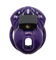 Locked in Lust - Vice Micro Chasity Cage - Purple photo