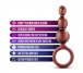 Anal Adventures Matrix - Beaded Loop Plug - Copper photo-5