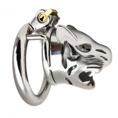 FAAK - Tiger Chastity Cage 45mm - Silver photo