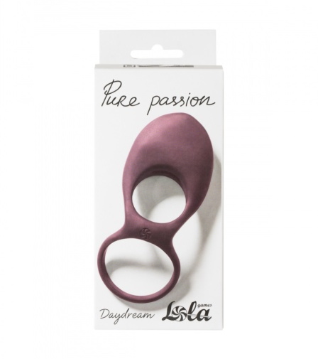 Lola Games - Pure Passion Daydream 震动式阴茎环 - 红色 照片