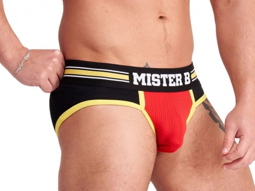 Mister B - Urban Brussels Jock Brief - Red - S photo