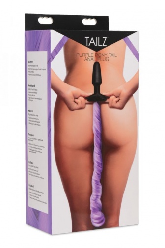 Tailz - Pony Tail Anal Plug - Purple photo