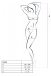 Passion - Bodystocking BS069 - White photo-4