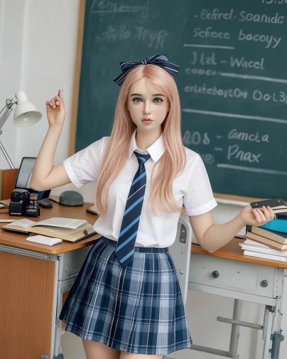 Yoshie European Skinny Realistic Sex Doll, Ultra Soft TPE 158 cm (5'2 ft) photo