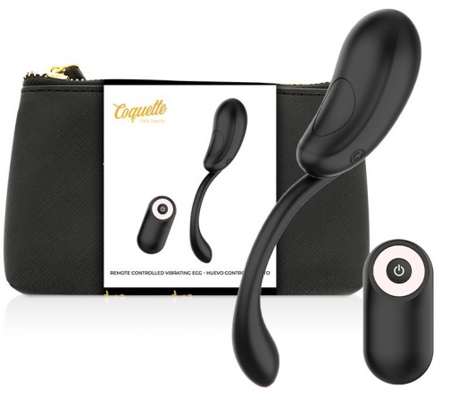 Coquette - Vibro Egg w Remote Control - Black photo