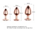 MT - Heart Anal Plug M-size - Rose Gold photo-4