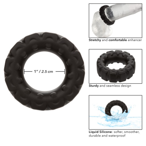 CEN - Alpha Prolong Cock Ring - Black photo