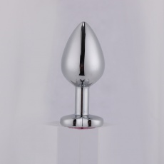 MT - 后庭塞 85x33mm - 银色/粉红色 照片